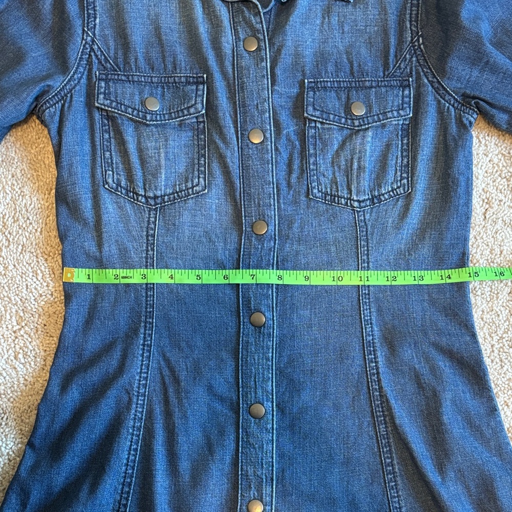 Abercrombie & Fitch Denim Shirt Dress - Picture 10 of 13